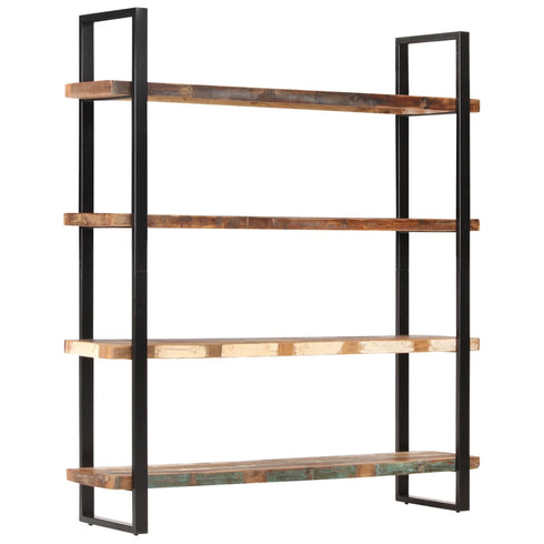 Rustika Rowe -  4-Tier Bookcase 160x40x180 cm Solid Reclaimed Wood